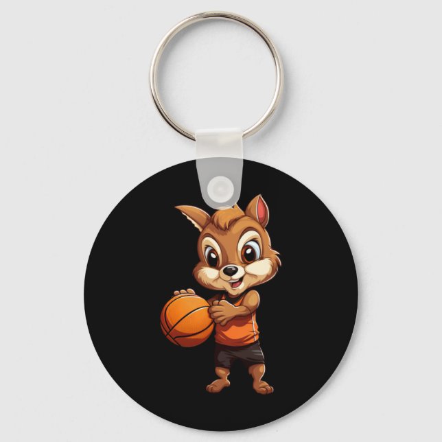 Llavero ardilla de baloncesto (Anverso)