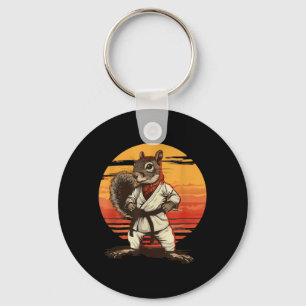 Llavero Ardilla de Judo Atardecer Taekwondo Karate MMA Ard