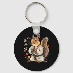 Llavero Ardilla de Karate Artes Marciales Kickboxing Judo