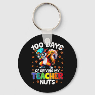 Llavero Ardilla Divertida 100 Días Volviendo a Mi Profesor