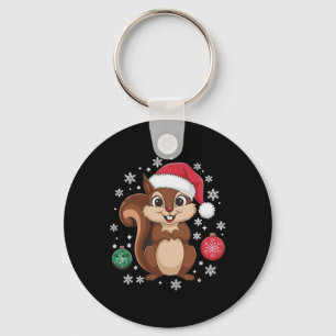 Llavero Ardilla Navidad Feliz Navidad Festivo Xmas Ho