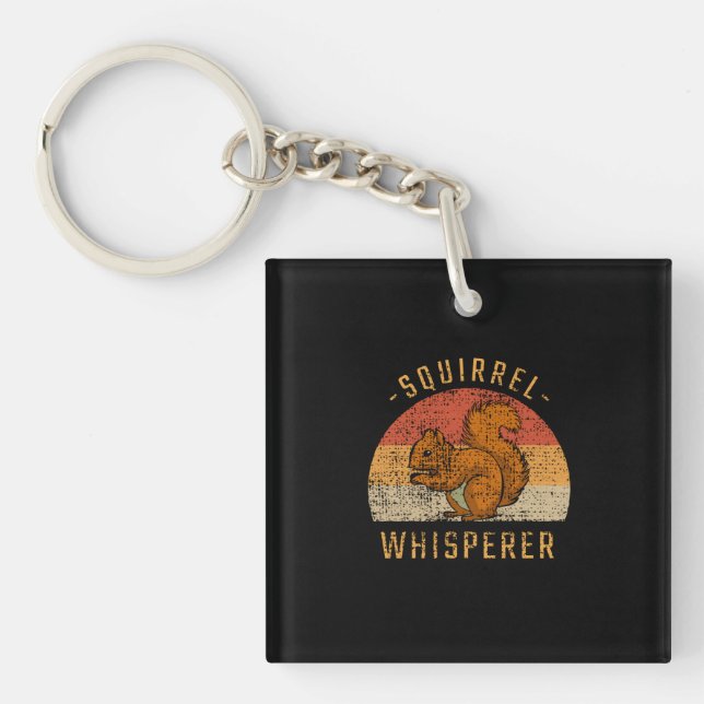 Llavero Ardilla - Whisperer de ardilla (Frente)