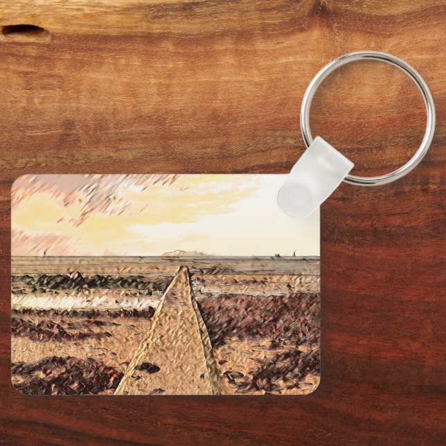 Llavero Ardrossan Beach Sunset, Scotland (Anverso)