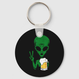 Llavero Area-51 Cerveza Alien Signo de paz Lazy Bebe Hallo