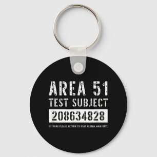 Llavero Área 51 Ensayo Asunto 4828 Hallowee de secuestro d