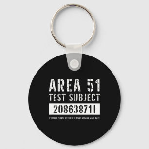 Llavero Área 51 Ensayo Asunto 8711 Hallowee de secuestro d