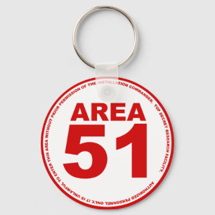 Llavero Área 51 Keychain