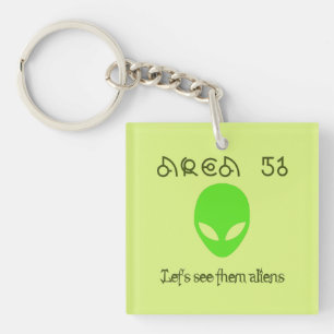 Llavero Área 51 Veamos esos alienígenas