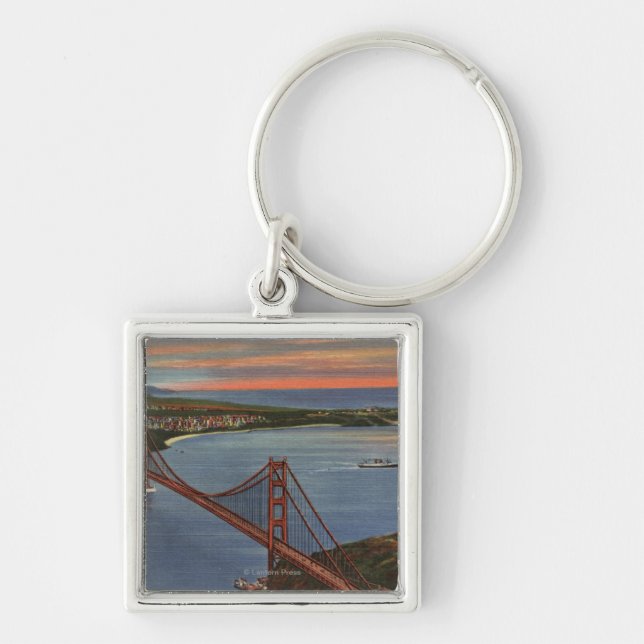 Llavero Área aérea del puente Golden Gate (Frente)