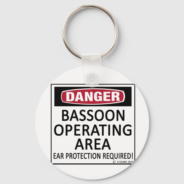 Llavero Área de funcionamiento de Bassoon (Anverso)