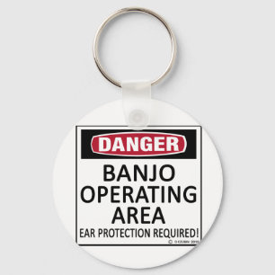 Llavero Área de funcionamiento del banjo