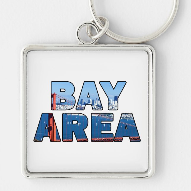 Llavero Área de la Bahía de San Francisco (Frente)