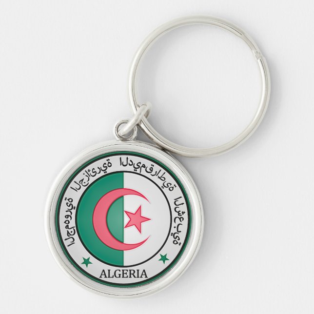 Llavero Argelia Round Emblem (Frente)
