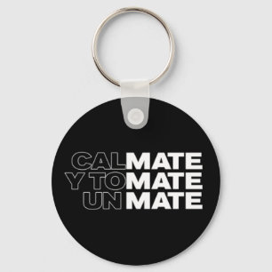 Llavero Argentina Yerba Mate Lover dice anillo clave