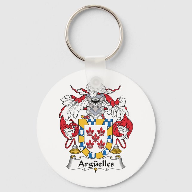 Llavero Arguelles Family Crest (Anverso)