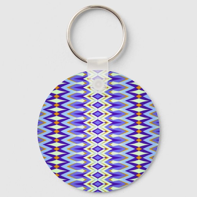 Llavero Argyle Fun Blue y Naranja (Anverso)