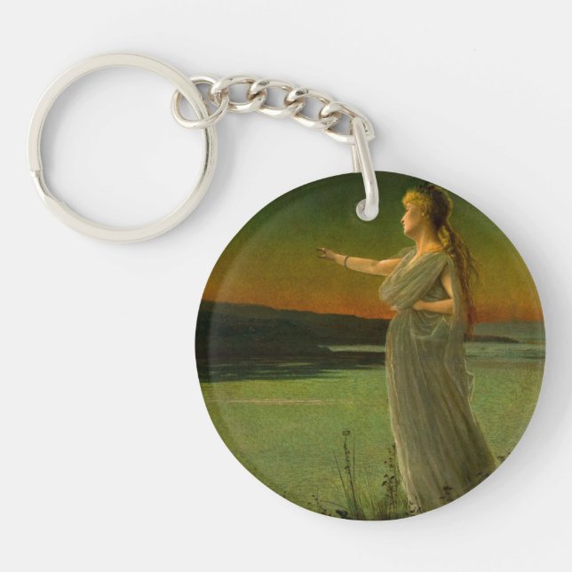 Llavero Ariadna en Naxos John Atkinson Grimshaw  (Frente)