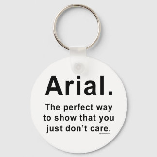 Llavero Arial Font Humor Mug