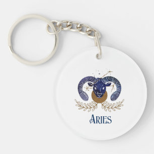 Llavero Aries Keychain-Zodiac
