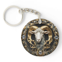 Aries Ram, Diamante y Oro Personalizados