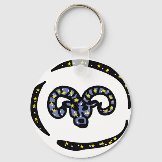 Llavero Aries Ram Zodiac Keychain – Minimal Cosmic Ram