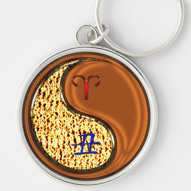 Llavero Aries y Wood Ox (Frente)