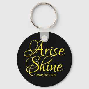 Llavero Arise inspiradora y Shine Faith Black