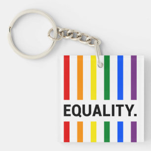 Llavero Aritmos arcoiris del orgullo de la igualdad
