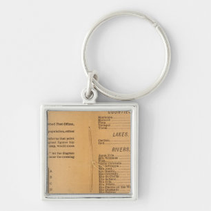 Llavero Arizona de Index Rand McNally