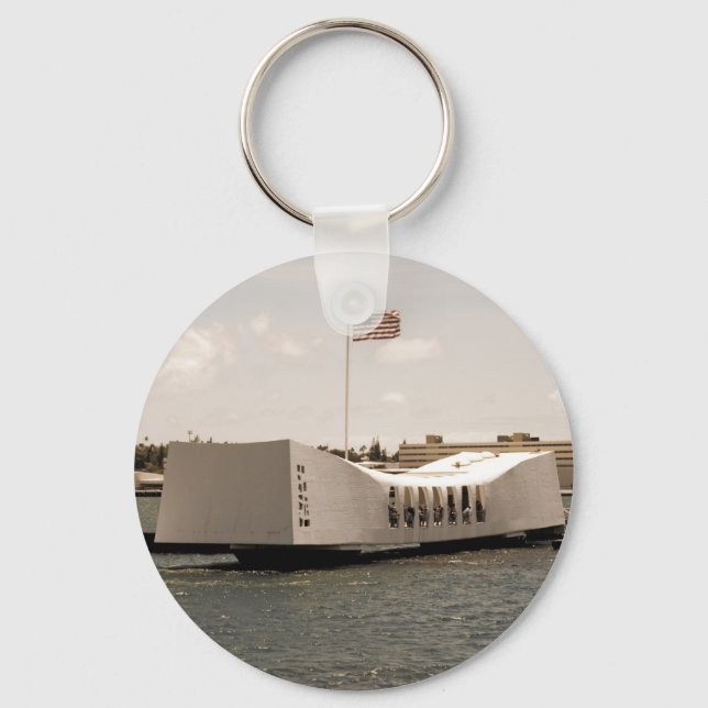 Llavero Arizona Memorial Pearl Harbor (Anverso)