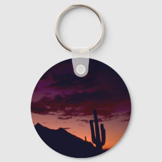 Llavero Arizona/puesta del sol en el cañón de Sabino