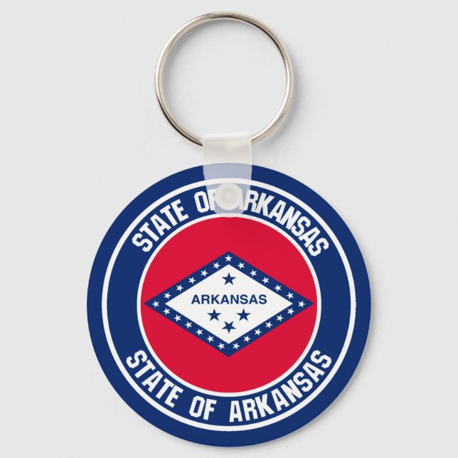 Llavero Arkansas Round Emblem (Anverso)