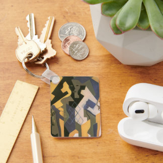 Llavero Arlequín en una mesa de Juan Gris, Cubismo vintage