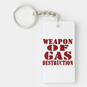 Llavero Arma De Destrucción De Gas