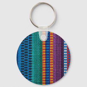 Llavero Armadura tradicional de la tela de Guatemala