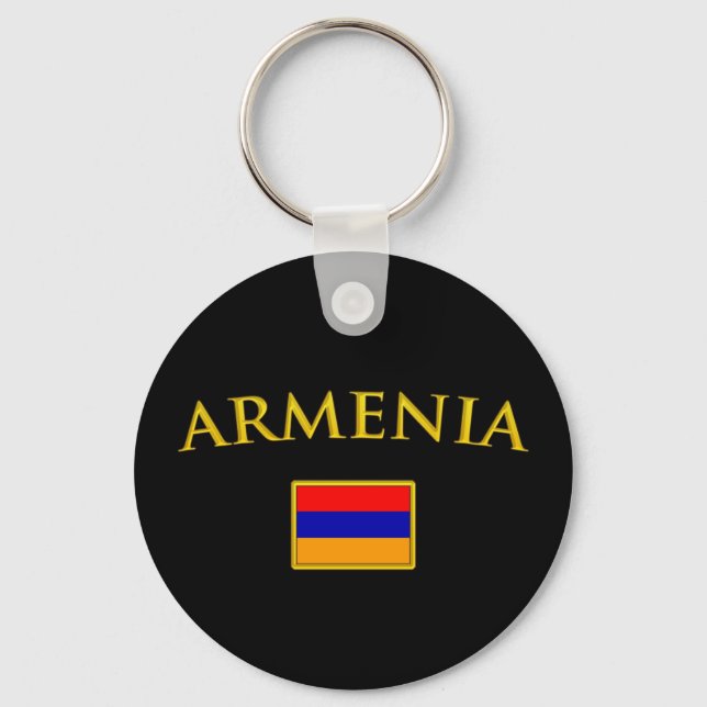 Llavero Armenia Dorada (Anverso)