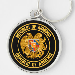 Llavero Armenia redonda Emblema