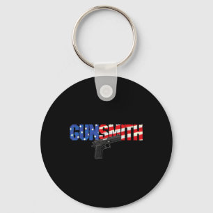 Llavero Armero Americano Patriota Bandera Usa Estilo Retro