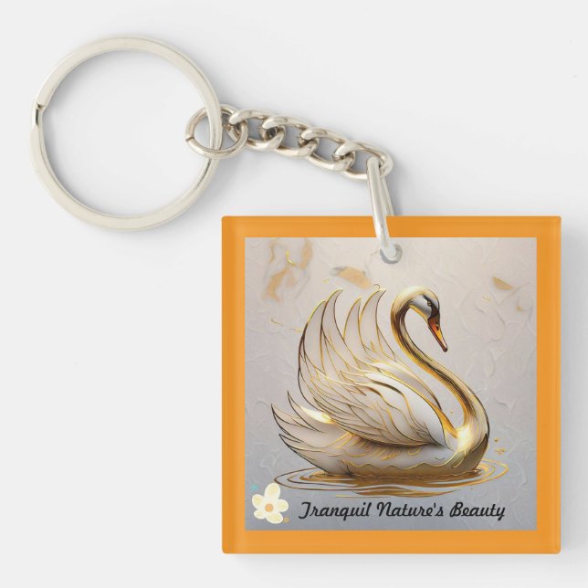 Llavero "Armonía pacífica de la naturaleza" (Frente)