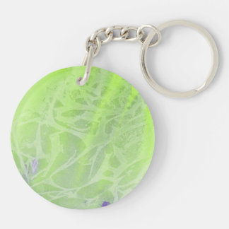 Llavero Armonía Suave Verde y Lavanda