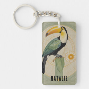 Llavero Armonía Tropical: Turca y Florencia