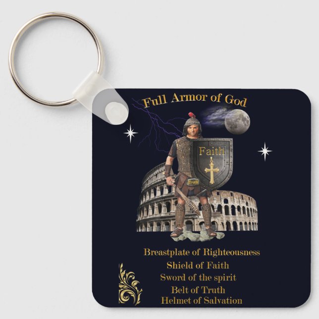 Llavero Armor completo de DIOS (Anverso)