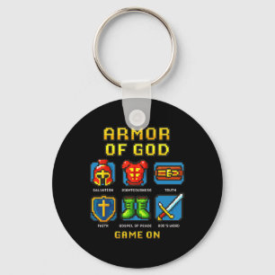 Llavero Armor Of God Pixel Faith Christian Video Game