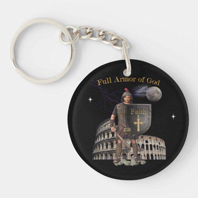 Llavero Armor total de Dios (Frente)