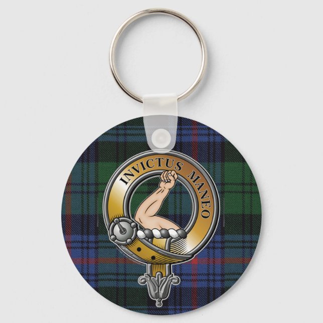 Llavero Armstrong Tartan & Badge (Anverso)