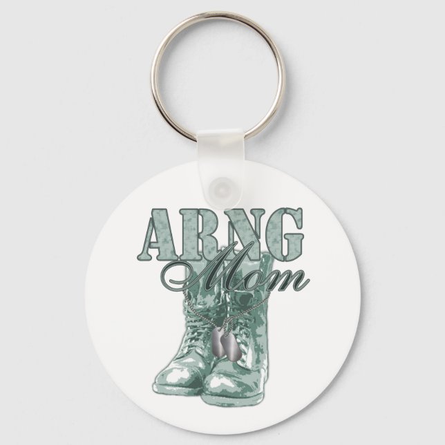 Llavero ARNG Mom Combat Boots N Tags de perro 2 (Anverso)
