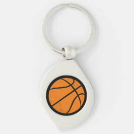 Llavero Aro clásico de baloncesto universitario estilo día