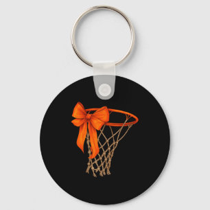 Llavero Aro de Baloncesto Con Lazo Estética de Baloncesto 