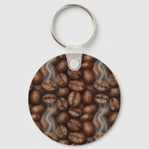 Llavero Aroma de Vapor de Granos de Café Frescos Tostados