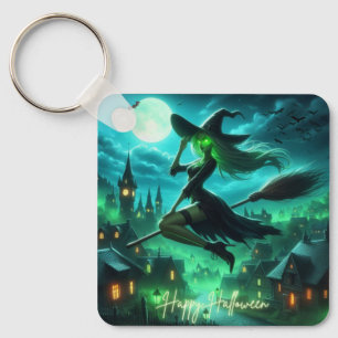 Llavero Aroma verde espumoso bruja Halloween